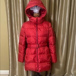 Coach Red Puffer Jacket